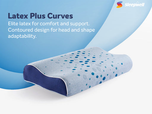 Best Latex Plus Curves pillow