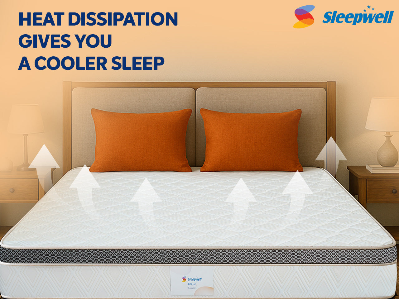Fitrest Classic mattress with heat dissipation feature
