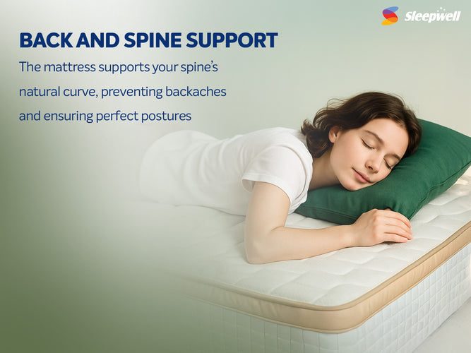 Ortho Pro Profiled mattress help in back and spine support